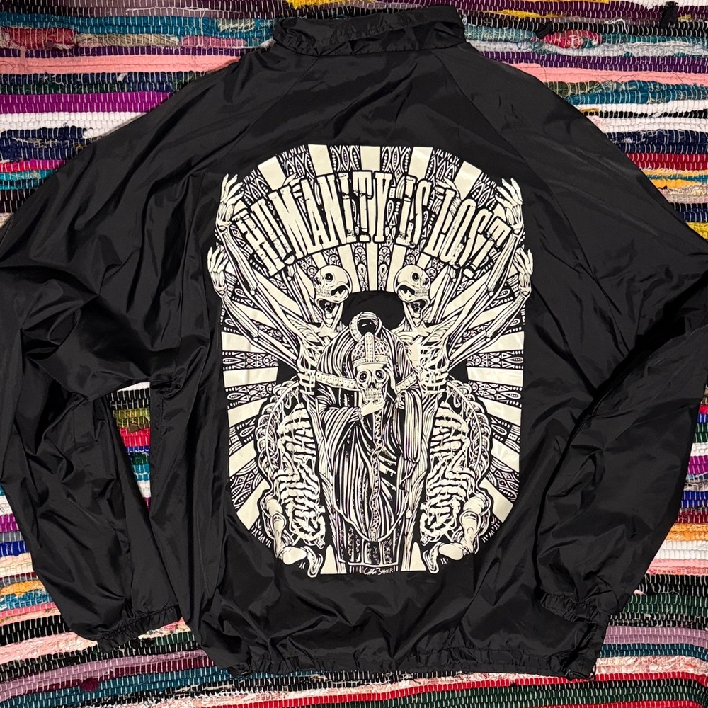 All Shall Perish “Humanity is Lost” Lined Windbreaker - Coach Jacket